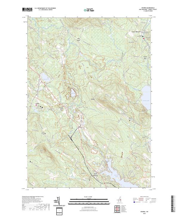 Ossipee topographic map thumbnail