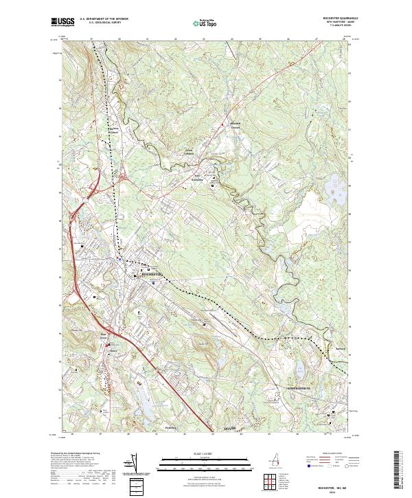 Rochester topographic map thumbnail