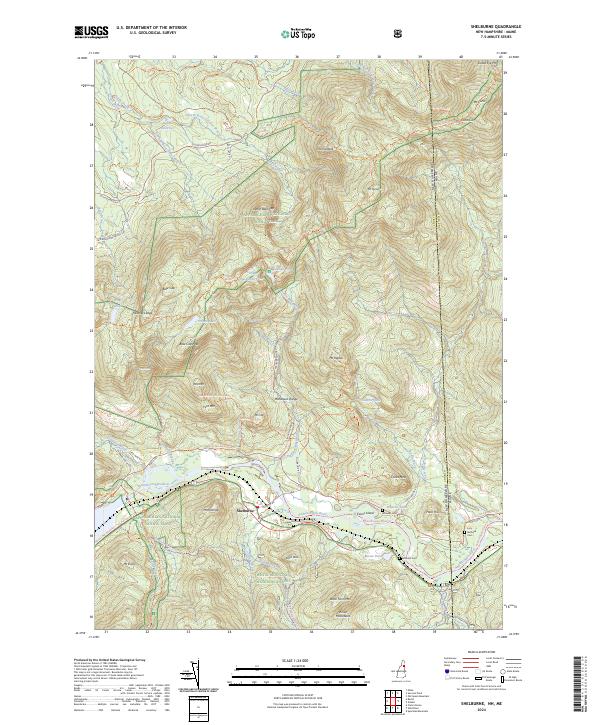 Shelburne topographic map thumbnail