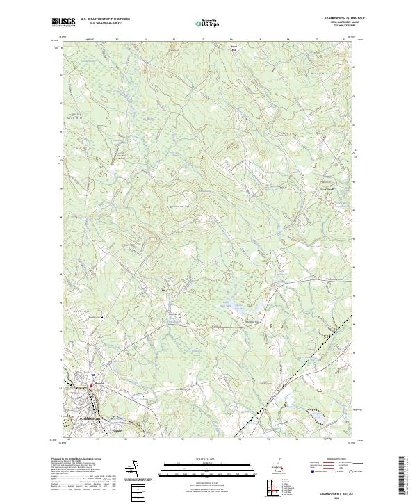 Somersworth topographic map thumbnail