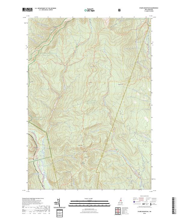 Stairs Mountain topographic map thumbnail