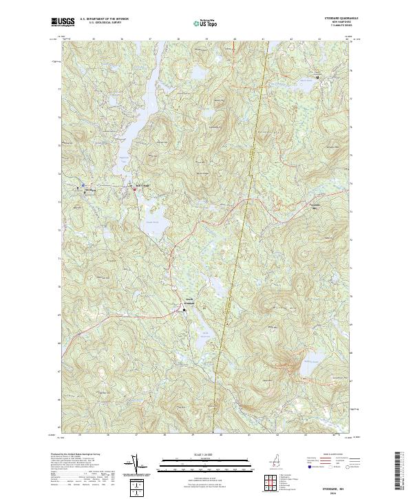 Stoddard topographic map thumbnail