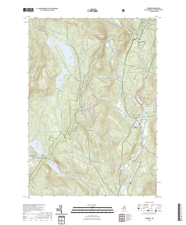 Warren topographic map thumbnail