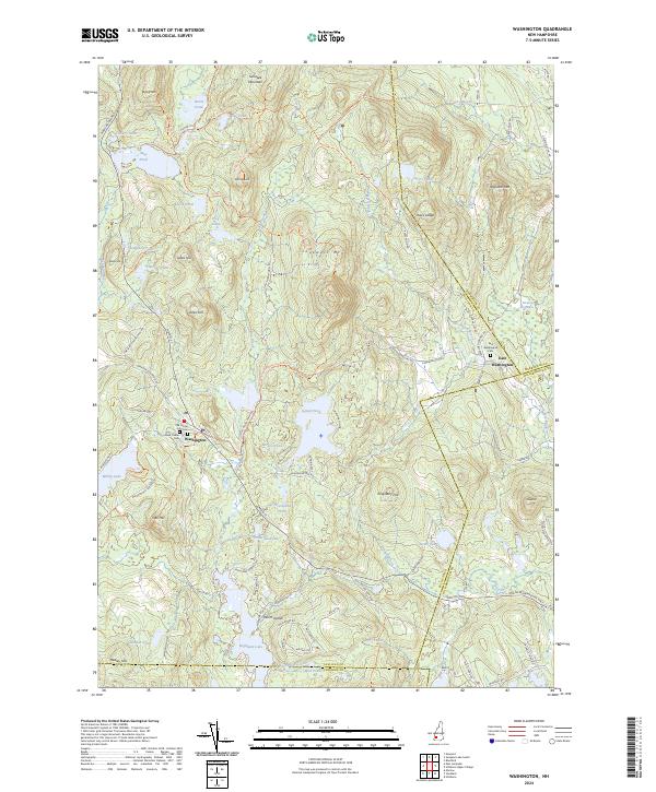 Washington topographic map thumbnail