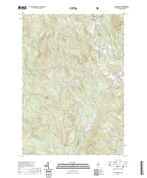 Wentworth topographic map thumbnail