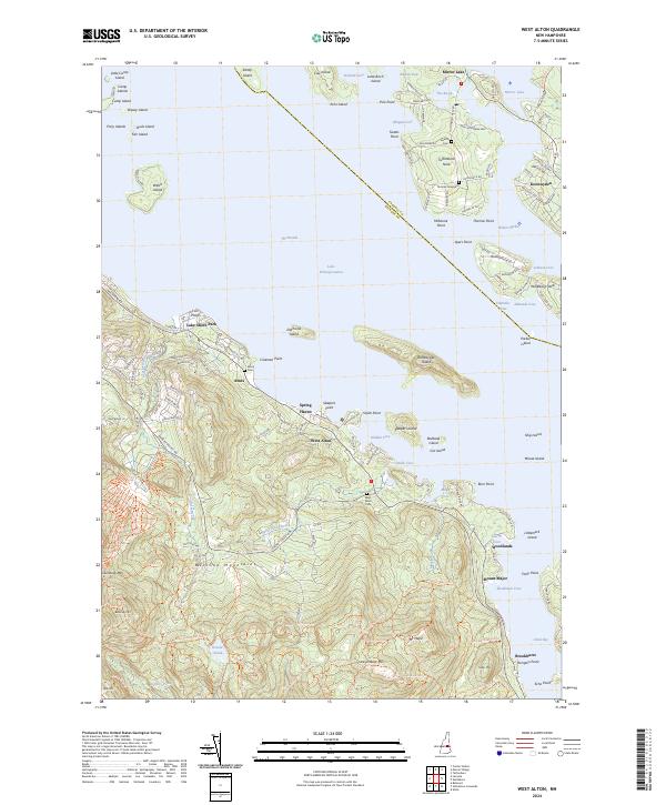 West Alton topographic map thumbnail