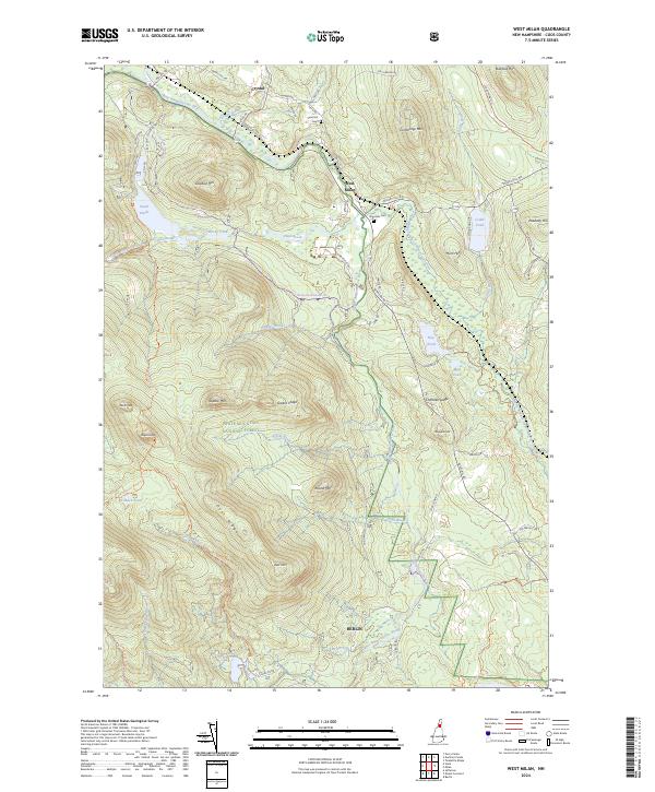 West Milan topographic map thumbnail