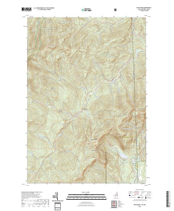 Wild River topographic map thumbnail