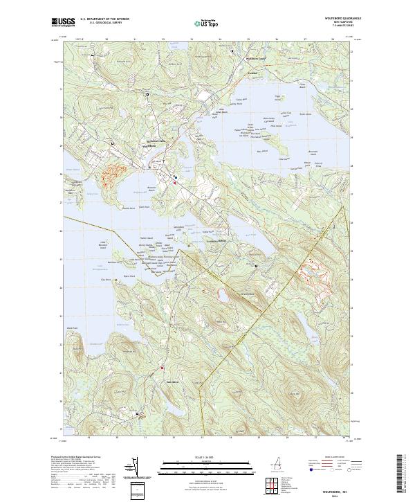 Wolfeboro topographic map thumbnail