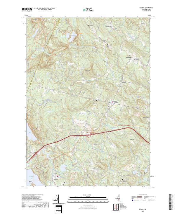 Candia topographic map thumbnail