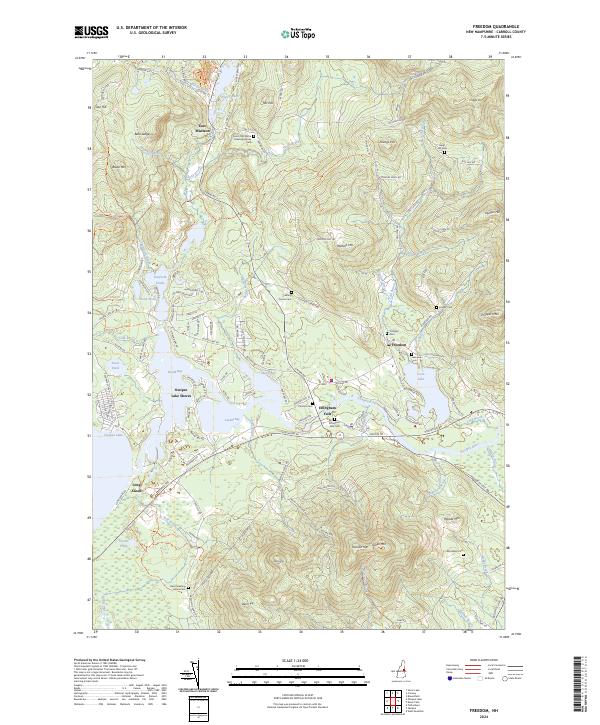 Freedom topographic map thumbnail