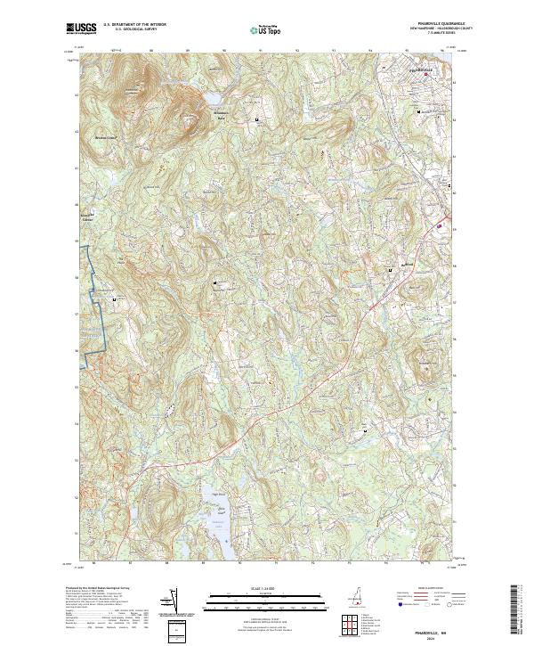 Pinardville topographic map thumbnail