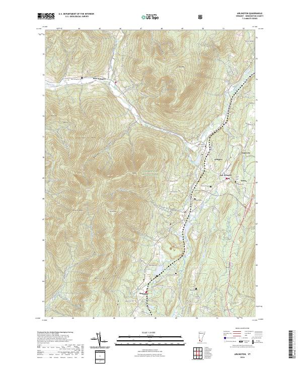 Arlington topographic map thumbnail