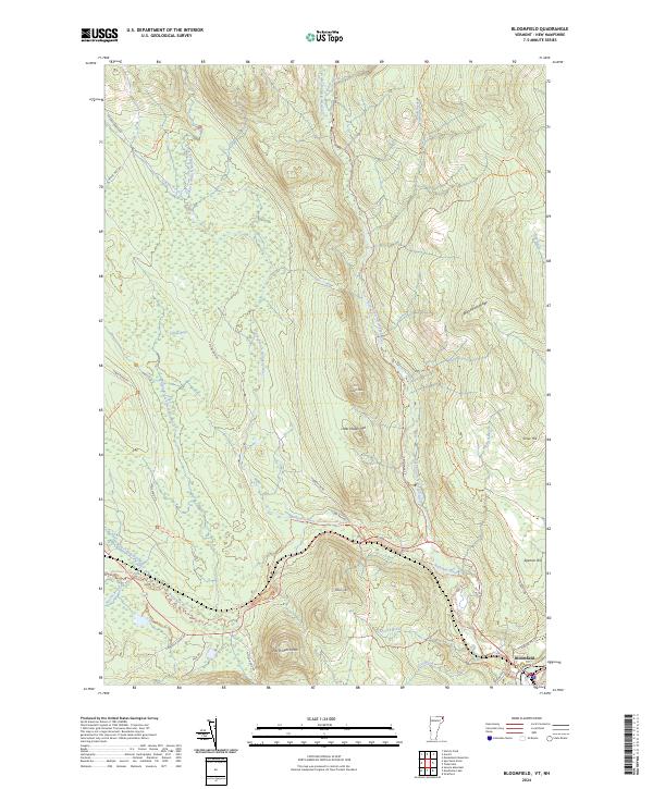 Bloomfield topographic map thumbnail