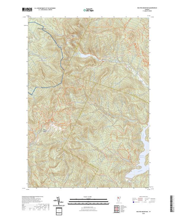 Bolton Mountain topographic map thumbnail