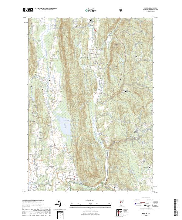 Bristol topographic map thumbnail