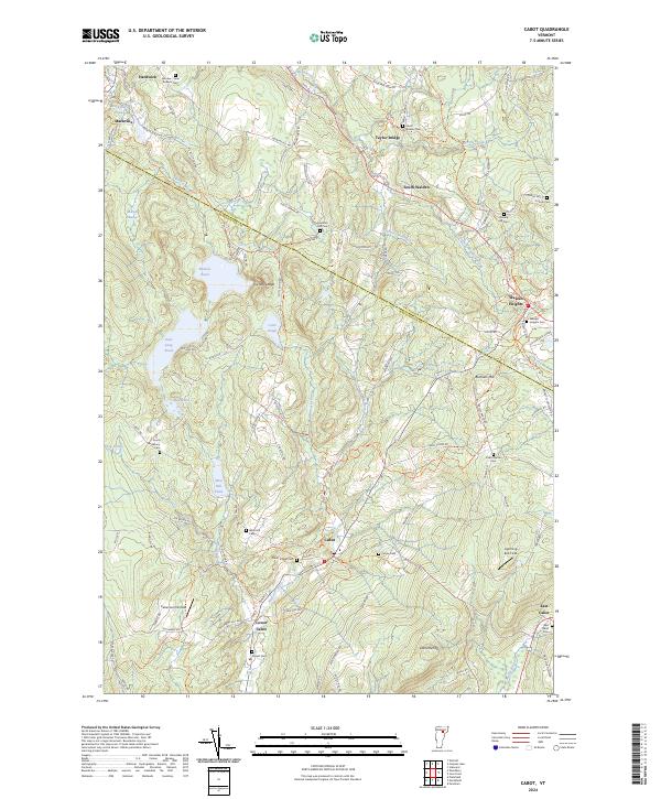 Cabot topographic map thumbnail