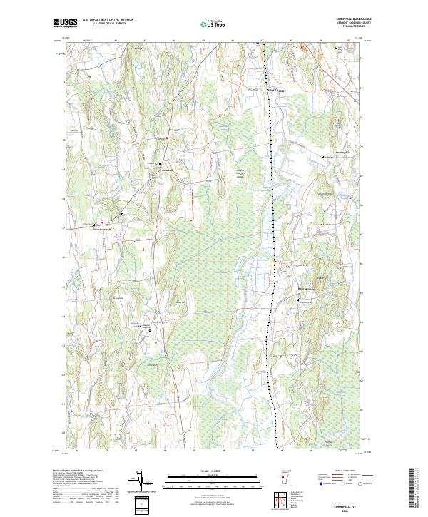 Cornwall topographic map thumbnail