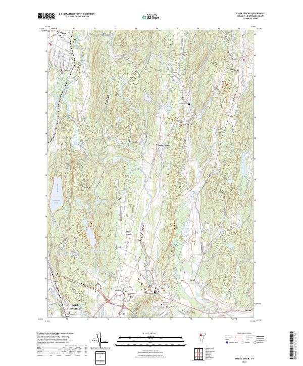 Essex Center topographic map thumbnail