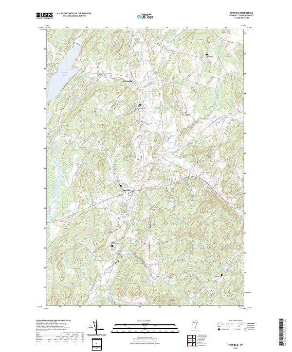 Fairfield topographic map thumbnail