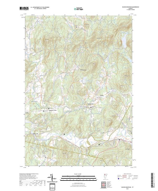 Gilson Mountain topographic map thumbnail