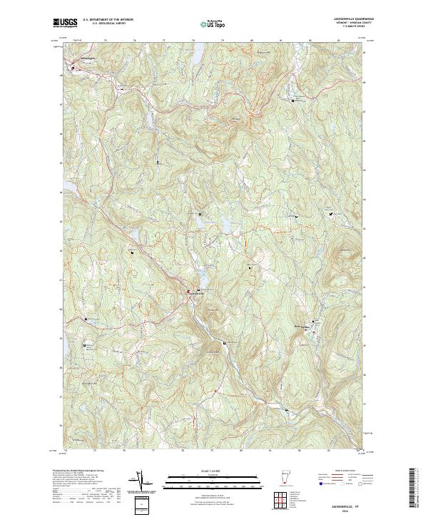 Jacksonville topographic map thumbnail