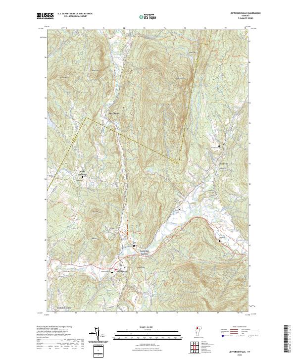 Jeffersonville topographic map thumbnail