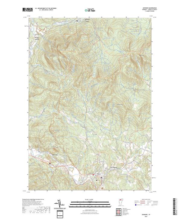 Johnson topographic map thumbnail