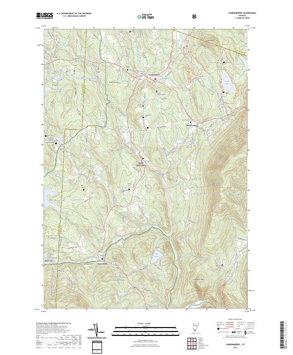 Londonderry topographic map thumbnail