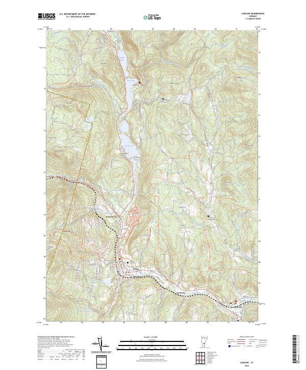 Ludlow topographic map thumbnail