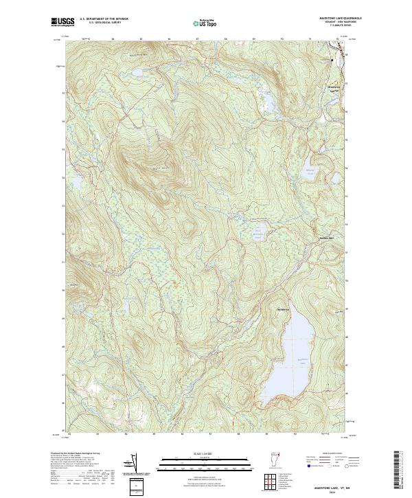 Maidstone Lake topographic map thumbnail