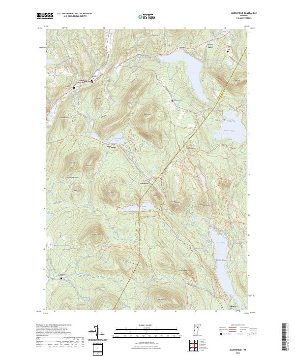 Marshfield topographic map thumbnail