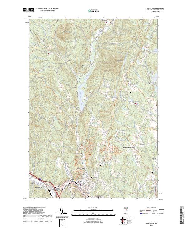 Montpelier topographic map thumbnail