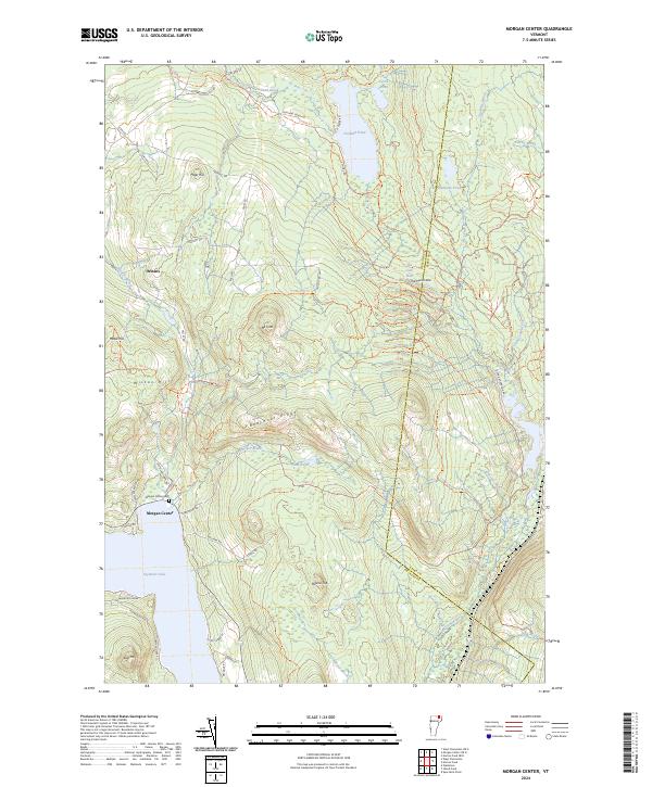 Morgan Center topographic map thumbnail