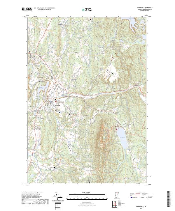 Morrisville topographic map thumbnail