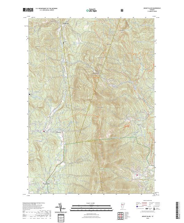 Mount Ellen topographic map thumbnail