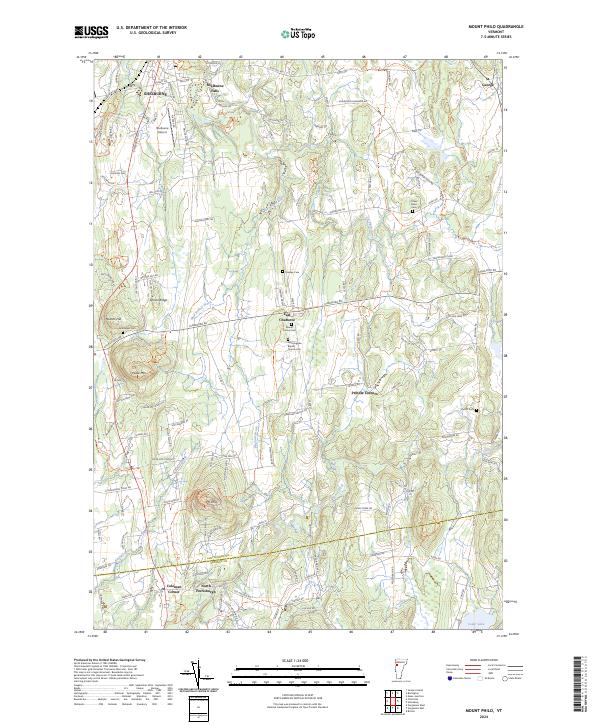 Mount Philo topographic map thumbnail