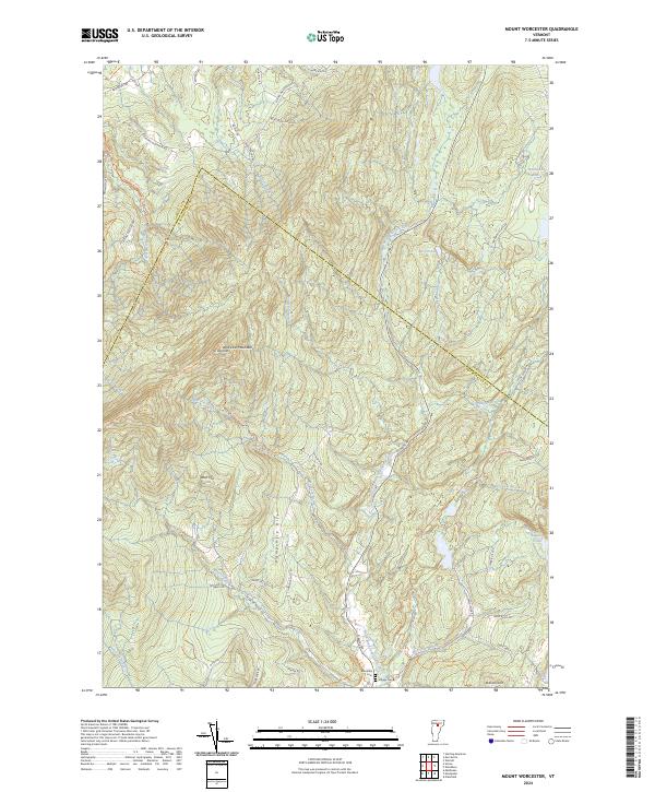 Mount Worcester topographic map thumbnail