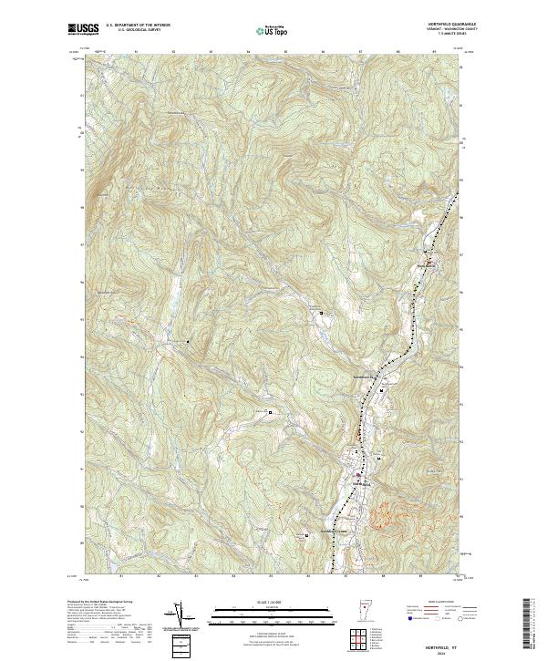 Northfield topographic map thumbnail