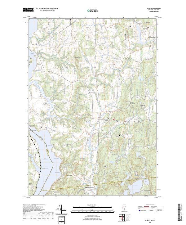 Orwell topographic map thumbnail