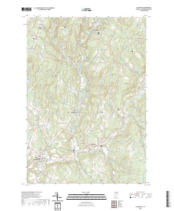 Plainfield topographic map thumbnail