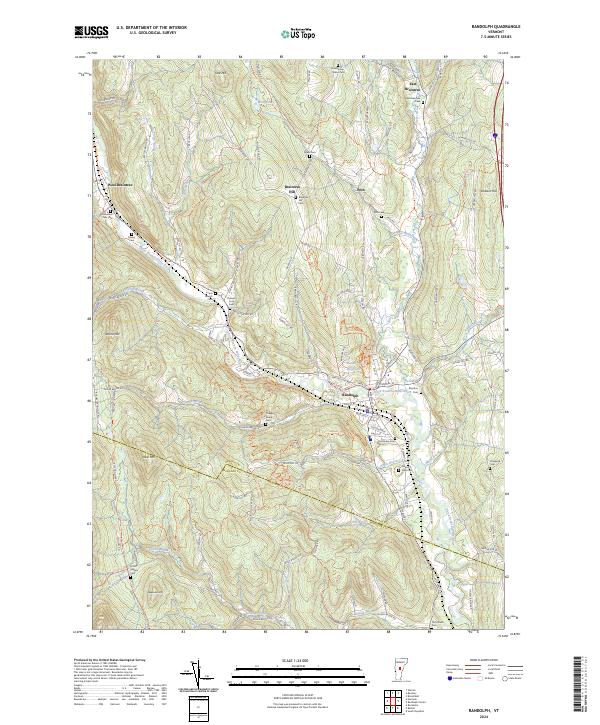 Randolph topographic map thumbnail