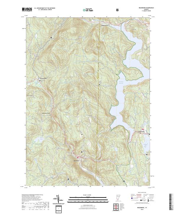 Readsboro topographic map thumbnail