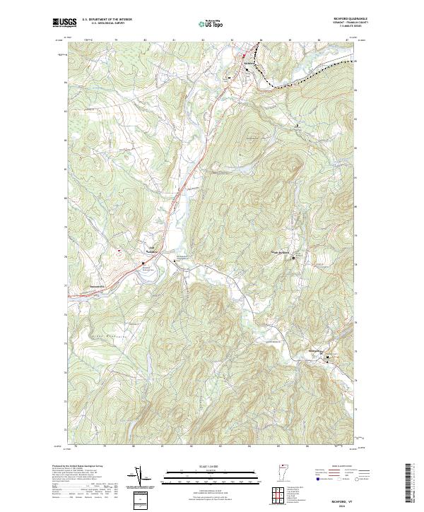 Richford topographic map thumbnail