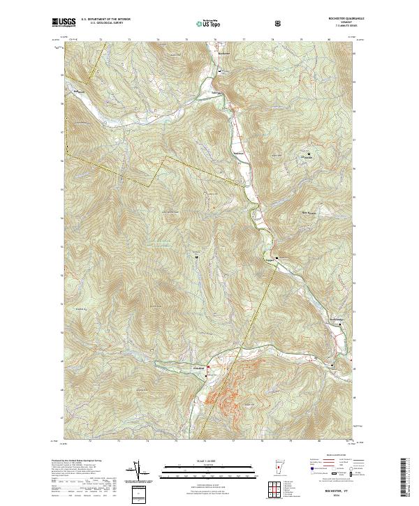 Rochester topographic map thumbnail