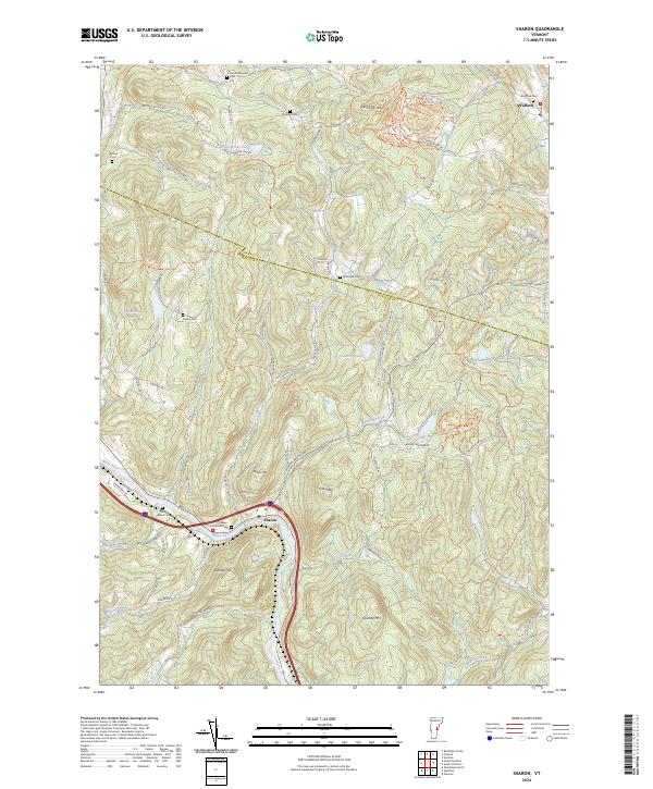 Sharon topographic map thumbnail