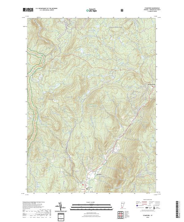 Stamford topographic map thumbnail