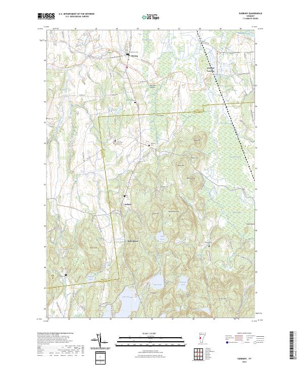 Sudbury topographic map thumbnail