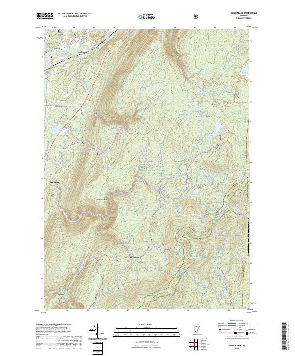 Sunderland topographic map thumbnail