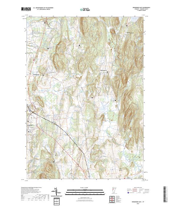 Vergennes East topographic map thumbnail